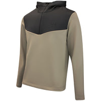 J.Lindeberg Golf Pullover - Maclean QZ Hoodie - Brindle AW26