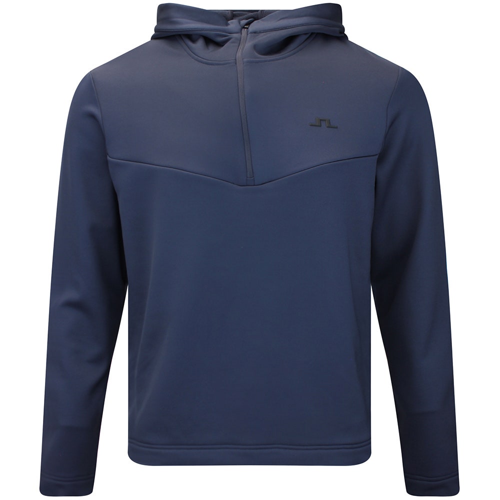 J.Lindeberg Golf Pullover - Maclean QZ Hoodie - JL Navy AW26