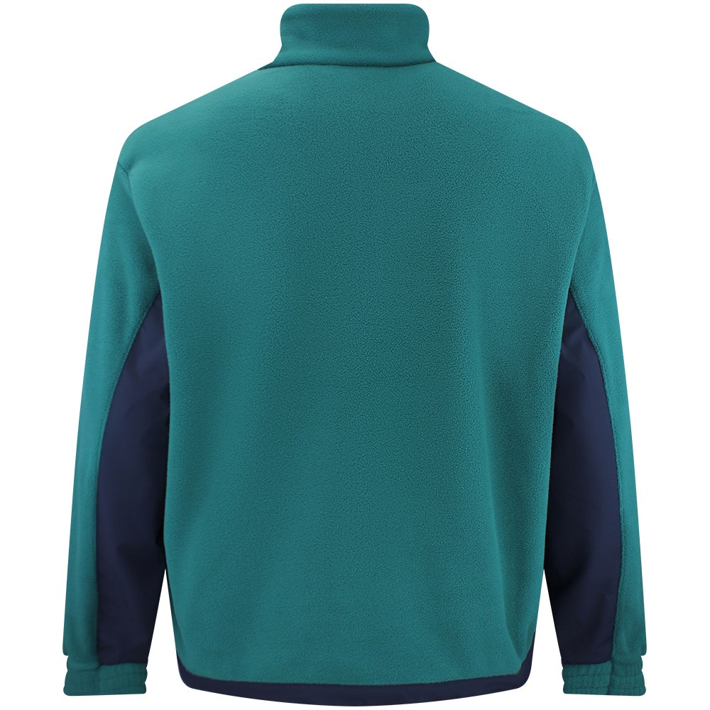 J.Lindeberg Golf Pullover - Quinn Fleece Hybrid QZ - Forest Biome AW26
