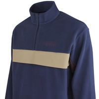 J.Lindeberg Golf Pullover - Quinn Fleece Hybrid QZ - JL Navy AW26