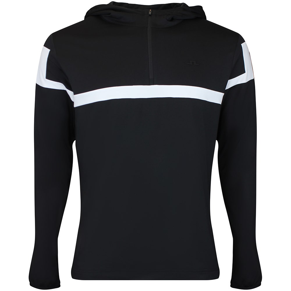 J.Lindeberg Golf Pullover - Sole Hoodie - Black SS26