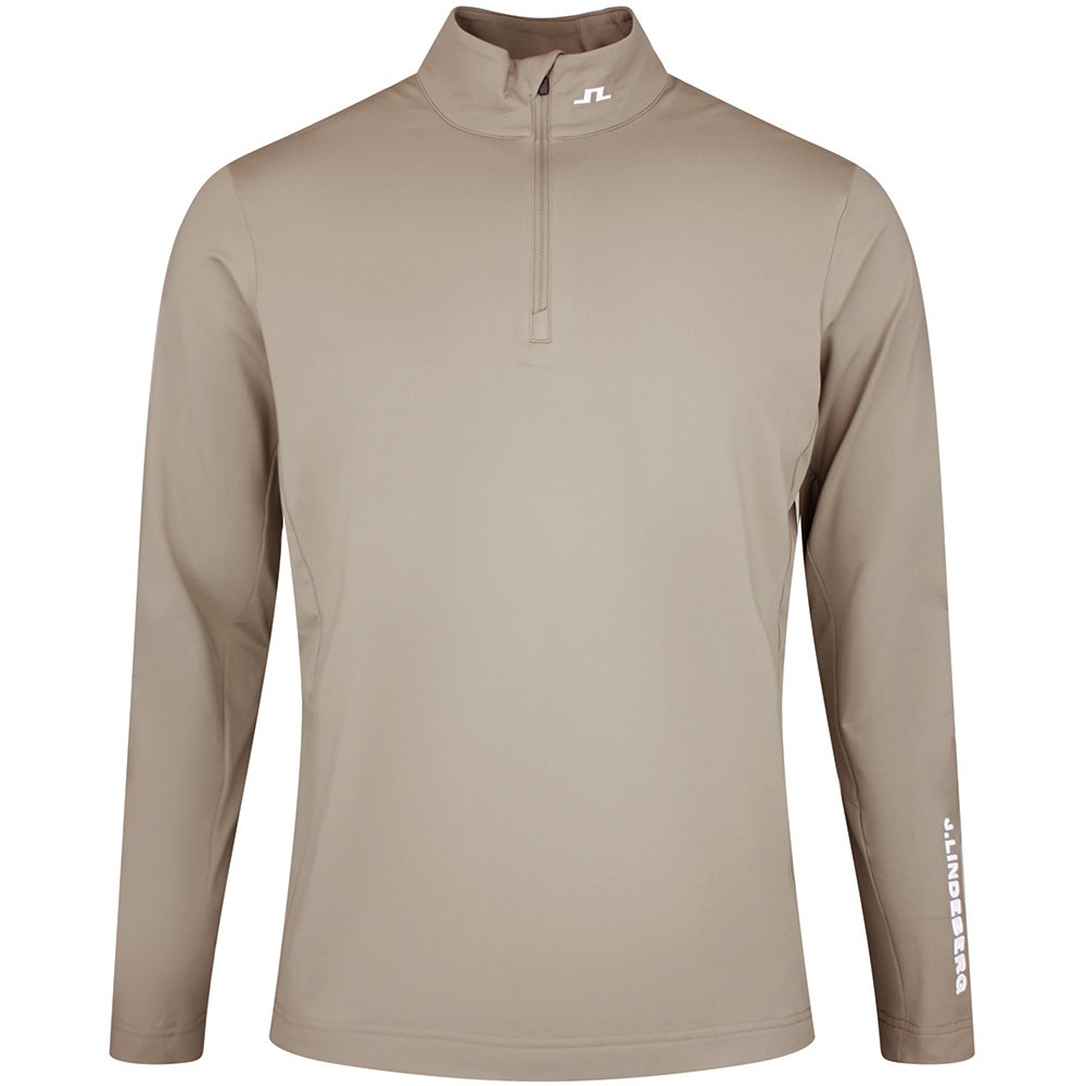 J.Lindeberg Golf Pullover - Tour Tech QZ - Brindle SS26