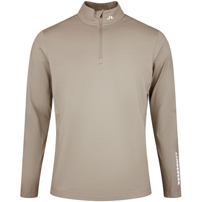 J.Lindeberg Golf Pullover - Tour Tech QZ - Brindle SS26