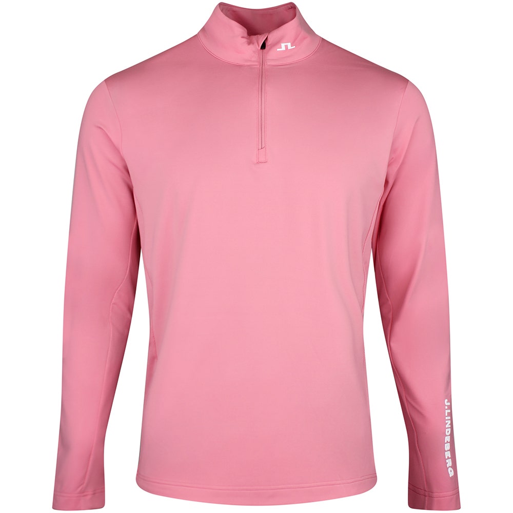 J.Lindeberg Golf Pullover - Tour Tech QZ - Flamingo Plume SS26