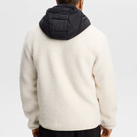 J.Lindeberg Golf Pullover - Varek Fleece Hoodie - Tofu AW26