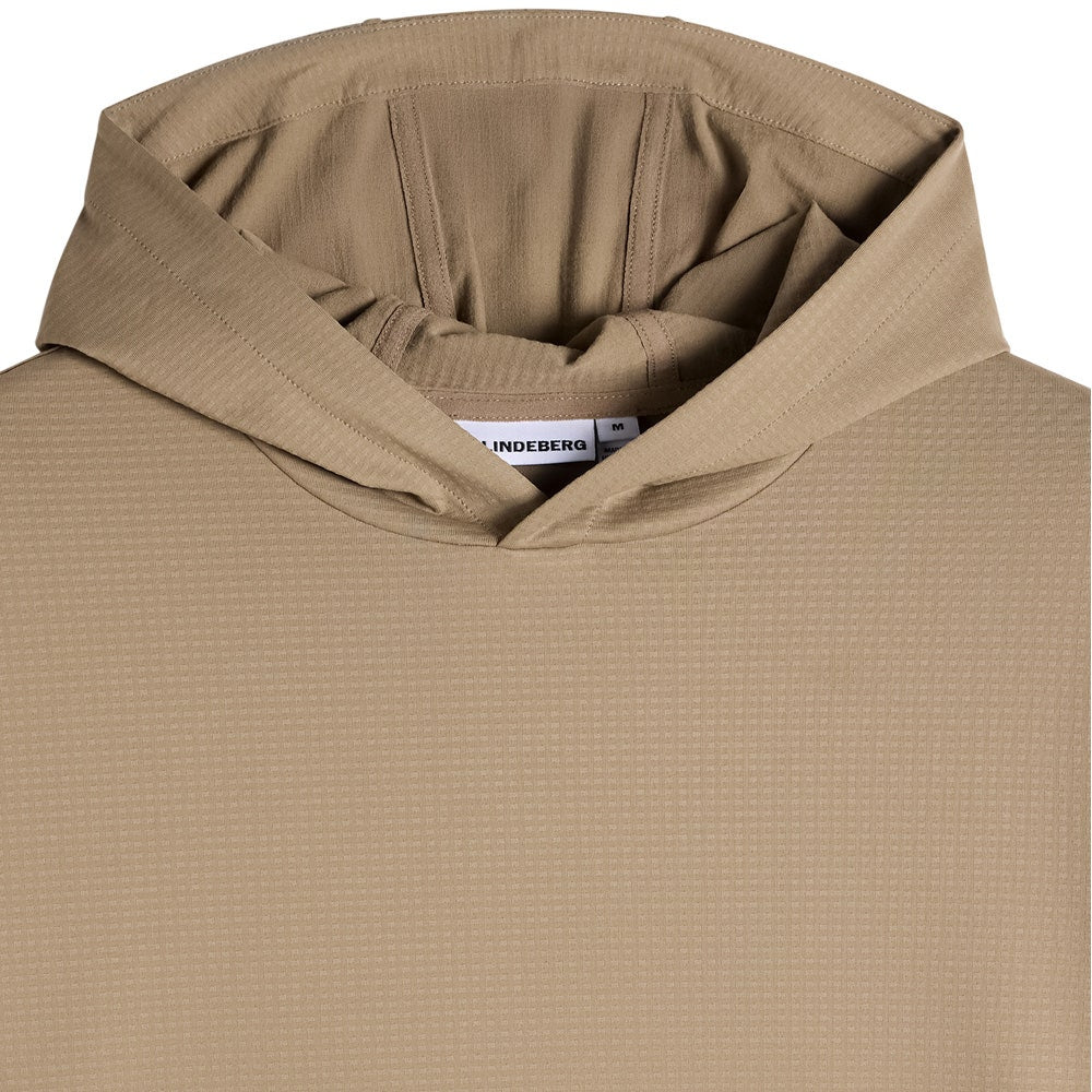 J.Lindeberg Golf Pullover - Vent Hoodie - Brindle AW26