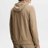 J.Lindeberg Golf Pullover - Vent Hoodie - Brindle AW26