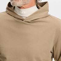 J.Lindeberg Golf Pullover - Vent Hoodie - Brindle AW26