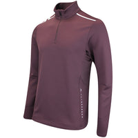 J.Lindeberg Golf Pullover - Vinnie QZ Mid - Huckleberry AW25