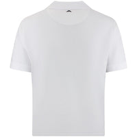 J.Lindeberg Golf Shirt - 30Y Jesper Retro Relaxed Fit - White SH26