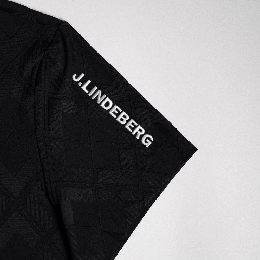J.Lindeberg Golf Shirt - 30Y Matt Relaxed Fit - Black SH26