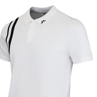 J.Lindeberg Golf Shirt - 30Y Wallis Knit Regular Fit - White SH26