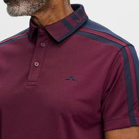 J.Lindeberg Golf Shirt - Bo Reg. Fit Polo - Winetasting AW26