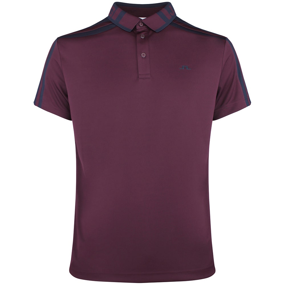 J.Lindeberg Golf Shirt - Bo Reg. Fit Polo - Winetasting AW26