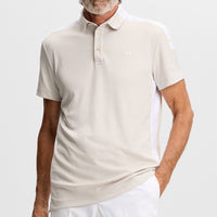 J.Lindeberg Golf Shirt - Bo Regular Fit - Moonbeam SS26
