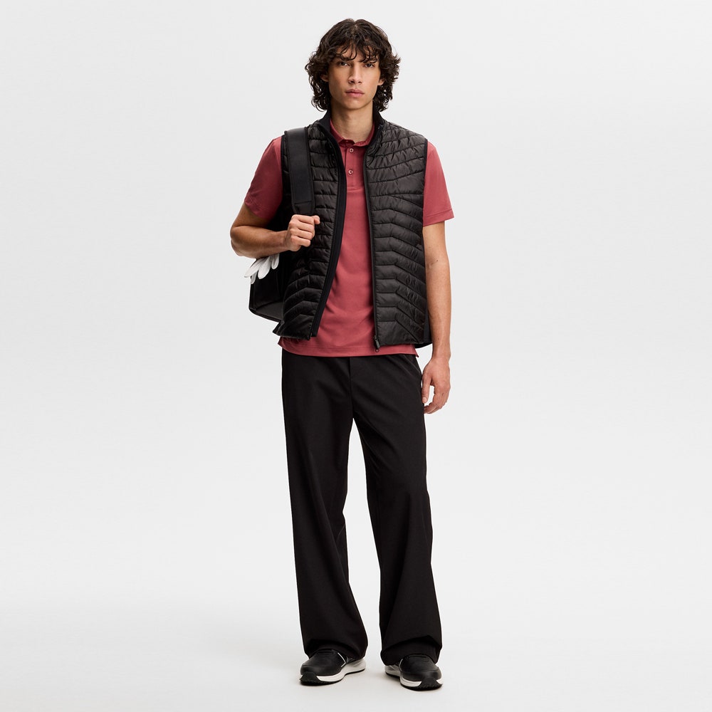 J.Lindeberg Golf Shirt - Bridge Regular Fit - Apple Butter SS26