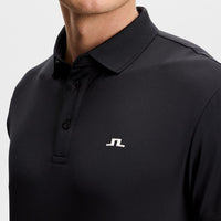 J.Lindeberg Golf Shirt - Bridge Regular Fit - Black SS26