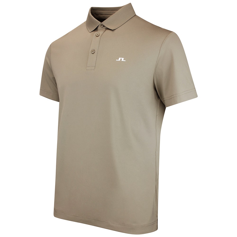 J.Lindeberg Golf Shirt - Bridge Regular Fit - Brindle SS26