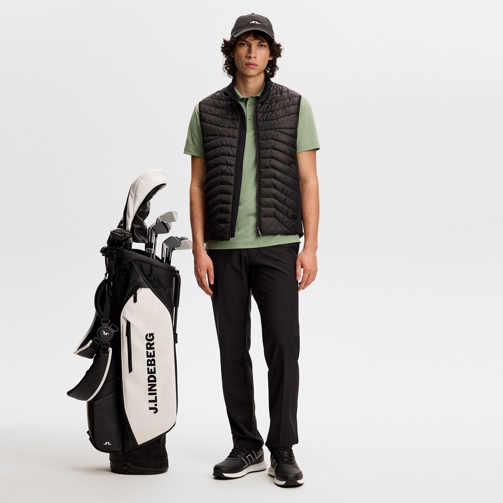 J.Lindeberg Golf Shirt - Bridge Regular Fit - Hedge Green SS26