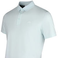 J.Lindeberg Golf Shirt - Bridge Regular Fit - Sky Light SS26