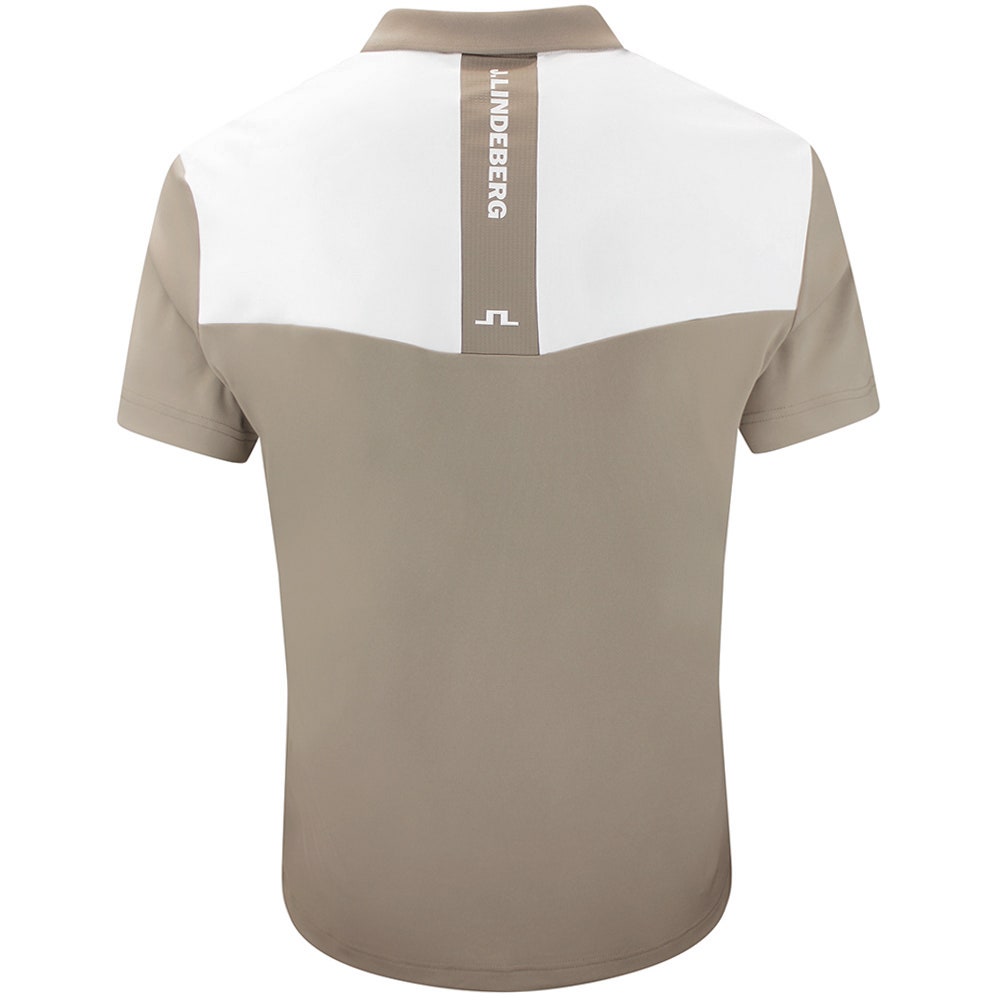 J.Lindeberg Golf Shirt - Calex Reg. Fit Polo - Brindle AW26