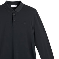 J.Lindeberg Golf Shirt - Florian Reg. Fit LS Polo - Black AW26