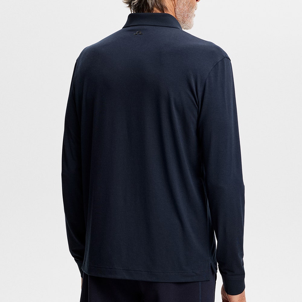 J.Lindeberg Golf Shirt - Florian Reg. Fit LS Polo - JL Navy AW26