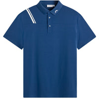 J.Lindeberg Golf Shirt - Fred Regular Fit - Estate Blue SH26