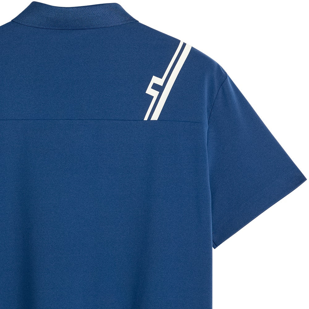 J.Lindeberg Golf Shirt - Fred Regular Fit - Estate Blue SH26