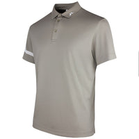 J.Lindeberg Golf Shirt - Heath Regular Fit - Brindle SS26