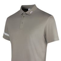 J.Lindeberg Golf Shirt - Heath Regular Fit - Brindle SS26