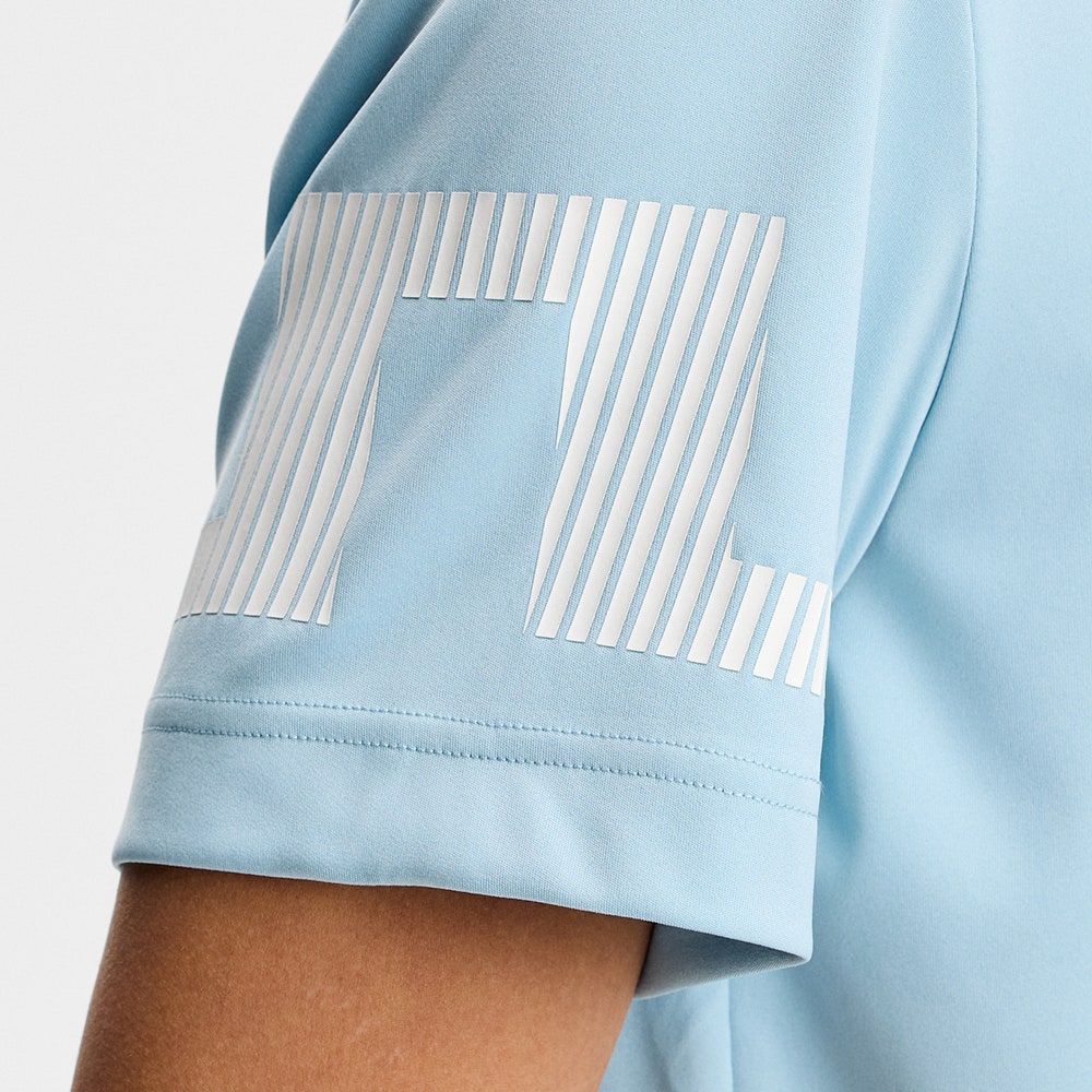 J.Lindeberg Golf Shirt - Heath Regular Fit - Forget-Me-Not SS26