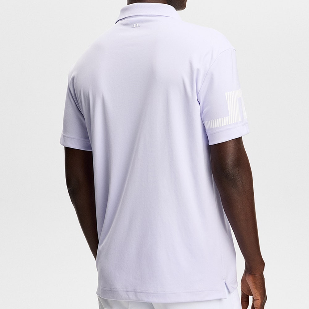 J.Lindeberg Golf Shirt - Heath Regular Fit - Purple Heather AW26