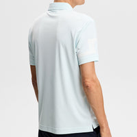 J.Lindeberg Golf Shirt - Heath Regular Fit - Sky Light SS26