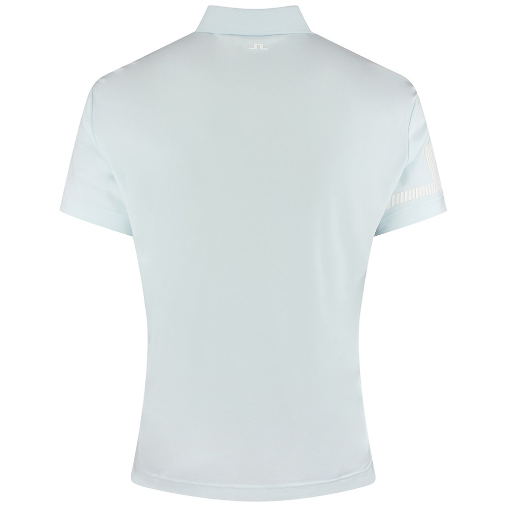 J.Lindeberg Golf Shirt - Heath Regular Fit - Sky Light SS26