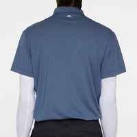 J.Lindeberg Golf Shirt - Klas Regular Fit - Vintage Indigo AW25