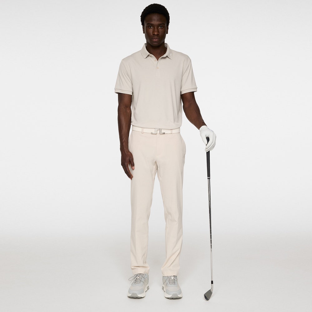 J.Lindeberg Golf Shirt - KV Regular Fit - Moonbeam AW25