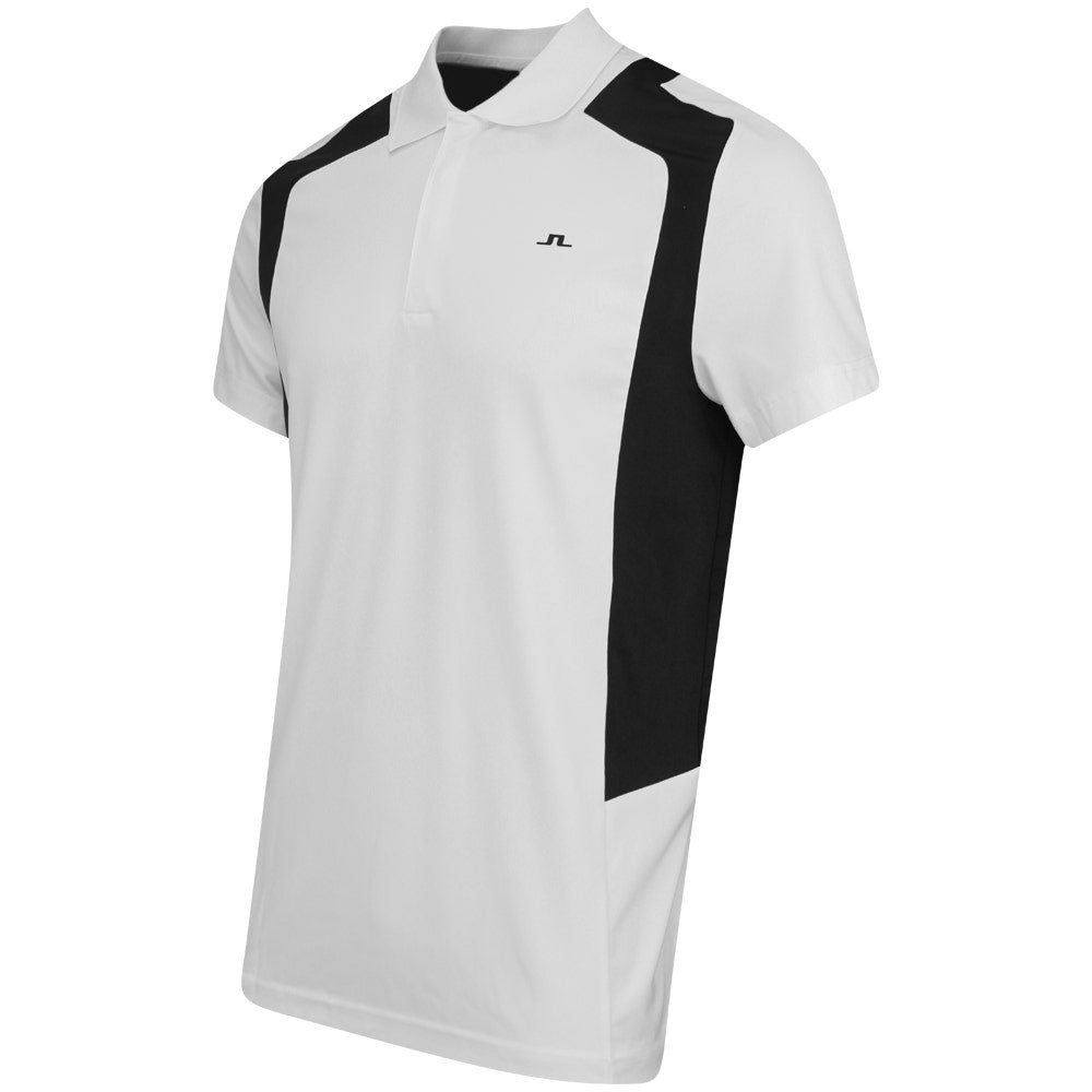J.Lindeberg Golf Shirt - Legacy Regular Fit - White AW25