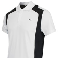 J.Lindeberg Golf Shirt - Legacy Regular Fit - White AW25