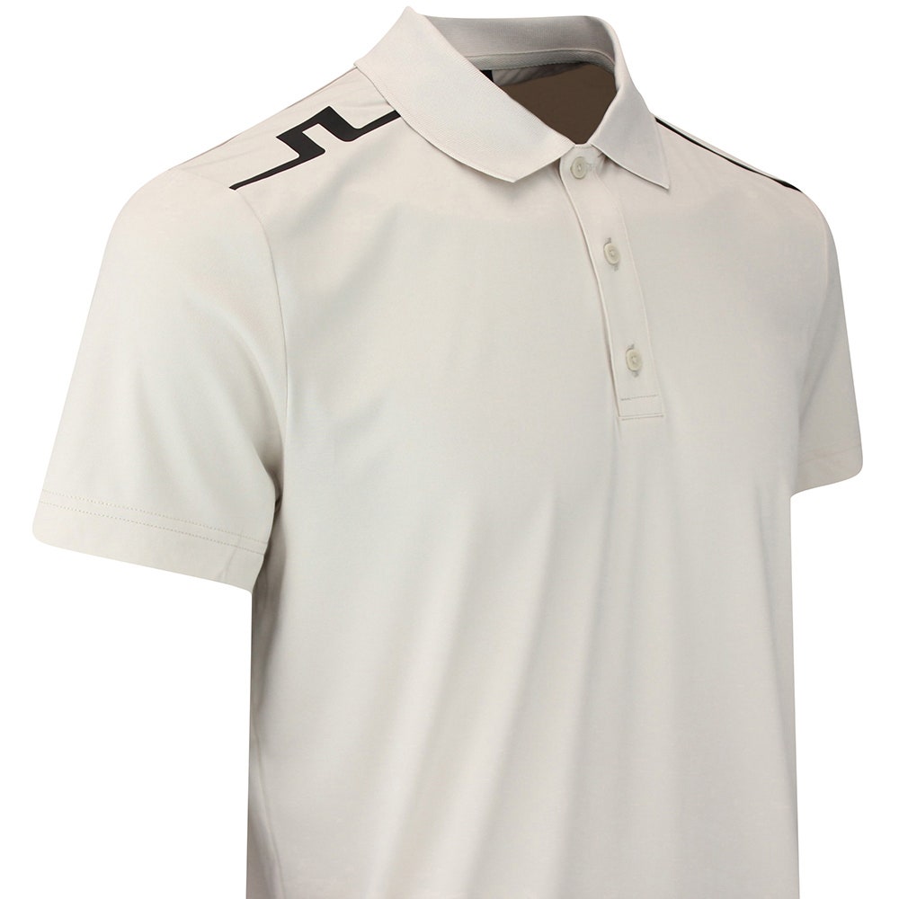 J.Lindeberg Golf Shirt - Lionel Regular Fit - Moonbeam AW25