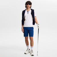 J.Lindeberg Golf Shirt - Matheo Knit Regular Fit - White SH26