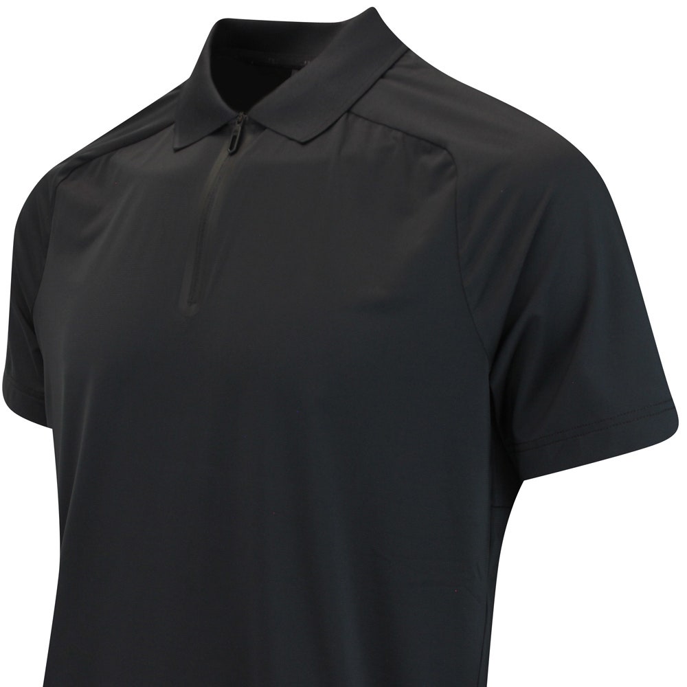 J.Lindeberg Golf Shirt - Nero Regular Fit - Black AW25