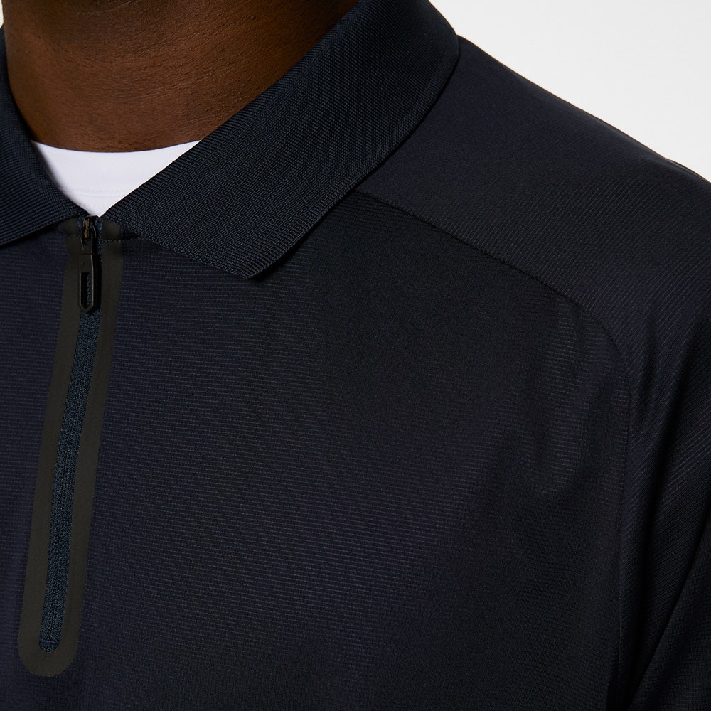 J.Lindeberg Golf Shirt - Nero Regular Fit - JL Navy AW25