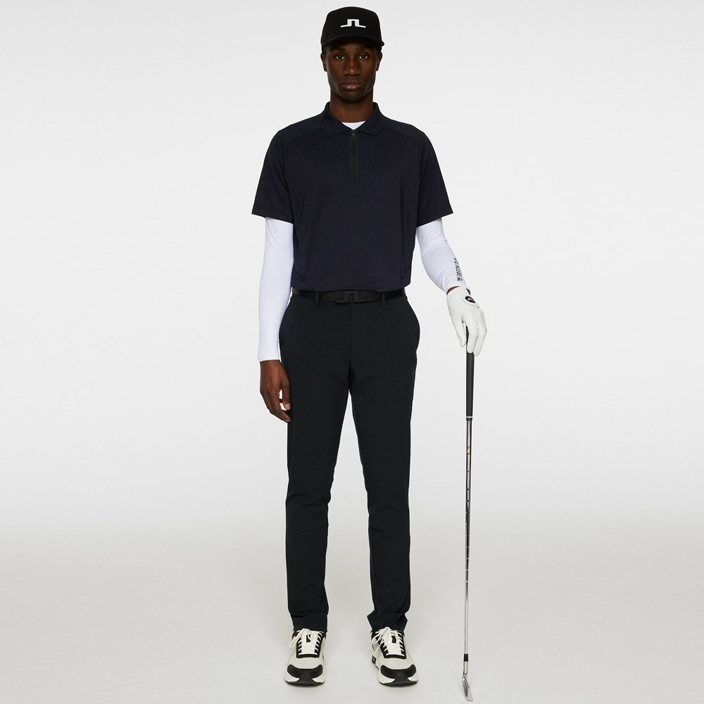 J.Lindeberg Golf Shirt - Nero Regular Fit - JL Navy AW25