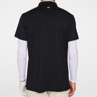 J.Lindeberg Golf Shirt - Pontus Regular Fit - Black AW25
