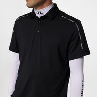 J.Lindeberg Golf Shirt - Pontus Regular Fit - Black AW25