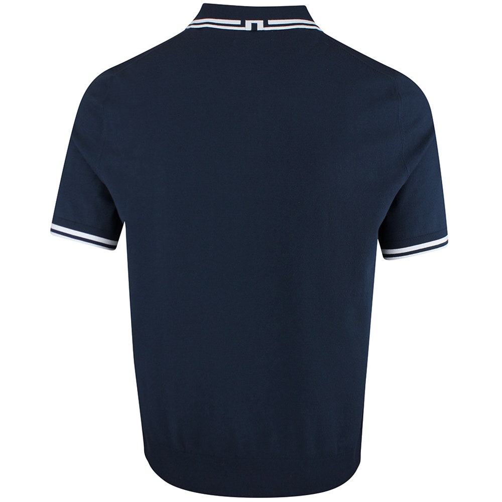 J.Lindeberg Golf Shirt - Ramon Knit SS Regular Fit - JL Navy SS26
