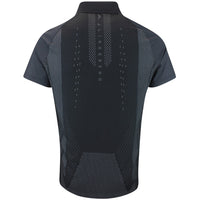 J.Lindeberg Golf Shirt - Ray Hybrid Regular Fit - Black AW25