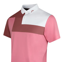 J.Lindeberg Golf Shirt - Rody Regular Fit - Flamingo Plume SS26