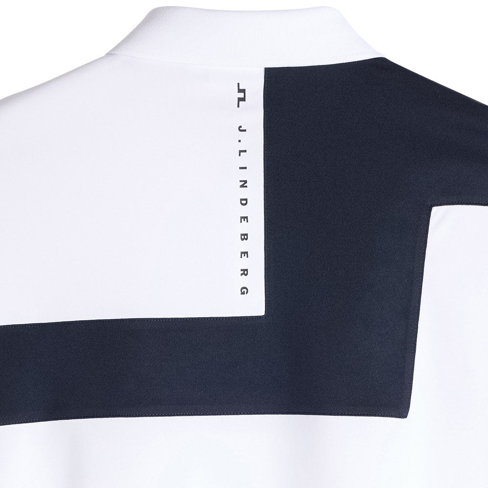 J.Lindeberg Golf Shirt - Rody Regular Fit - White SS26